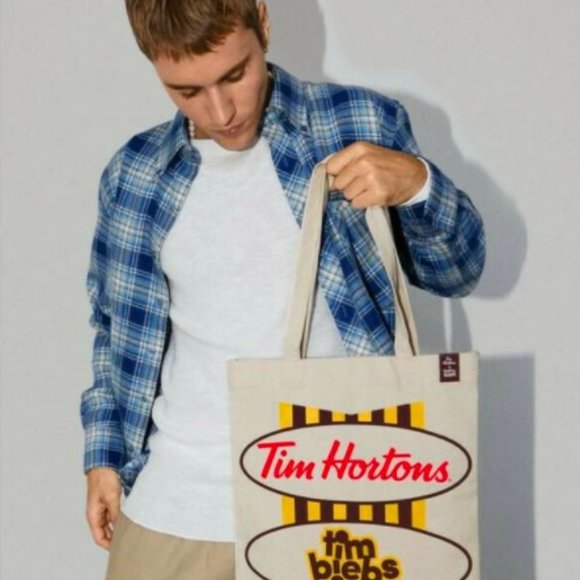 "TIM BIEBS"/Tim Hortons Canvas Tote and Toque Set - Picture 5 of 5